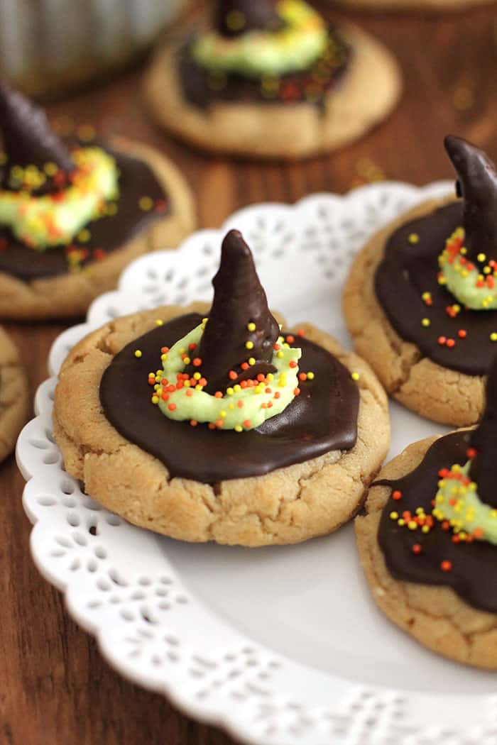 Witch Hat Peanut Butter Cookies SueBee Homemaker