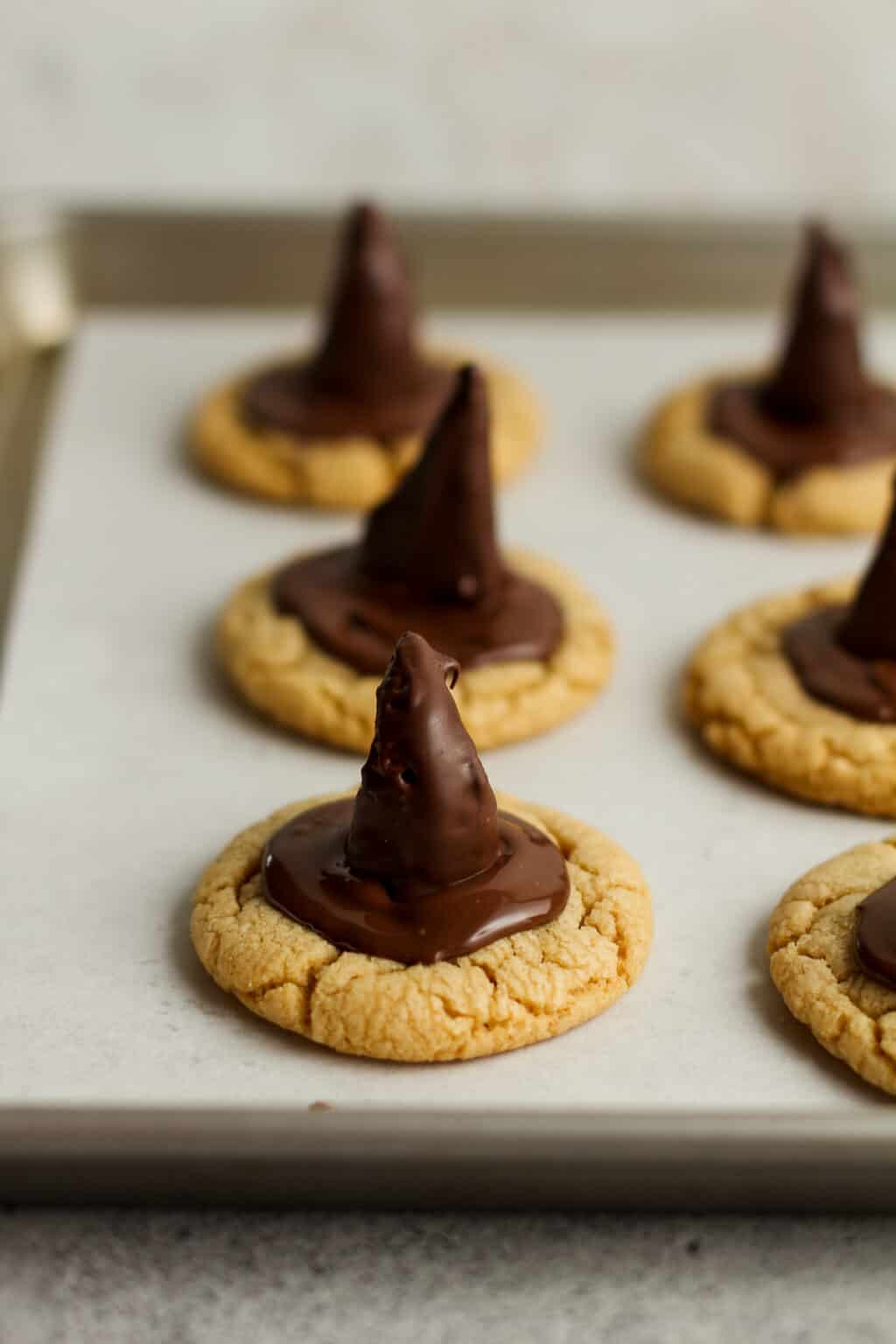 Peanut Butter Witch Hat Cookies SueBee Homemaker