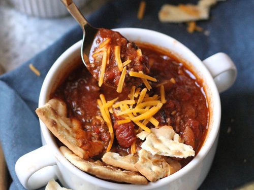 2-Quart Slow Cooker Spicy Chili Recipe • A Weekend Cook®