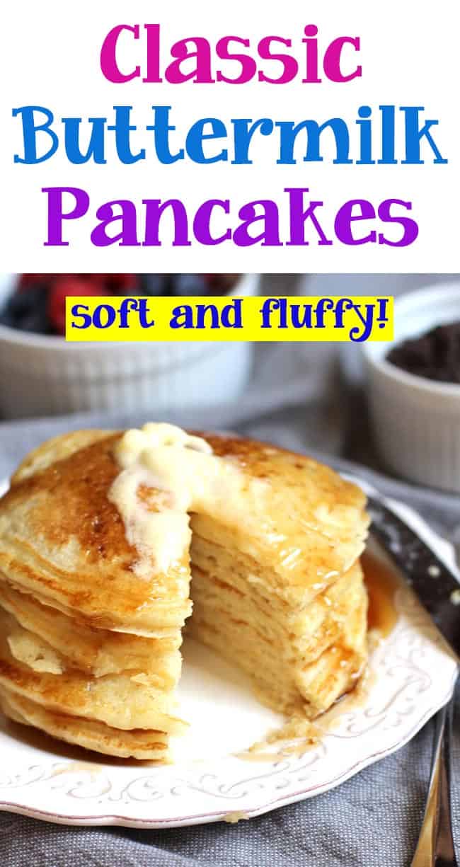 Classic Buttermilk Pancakes - SueBee Homemaker