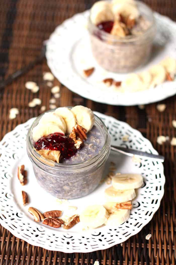 PBJ Overnight Oats  SueBee Homemaker