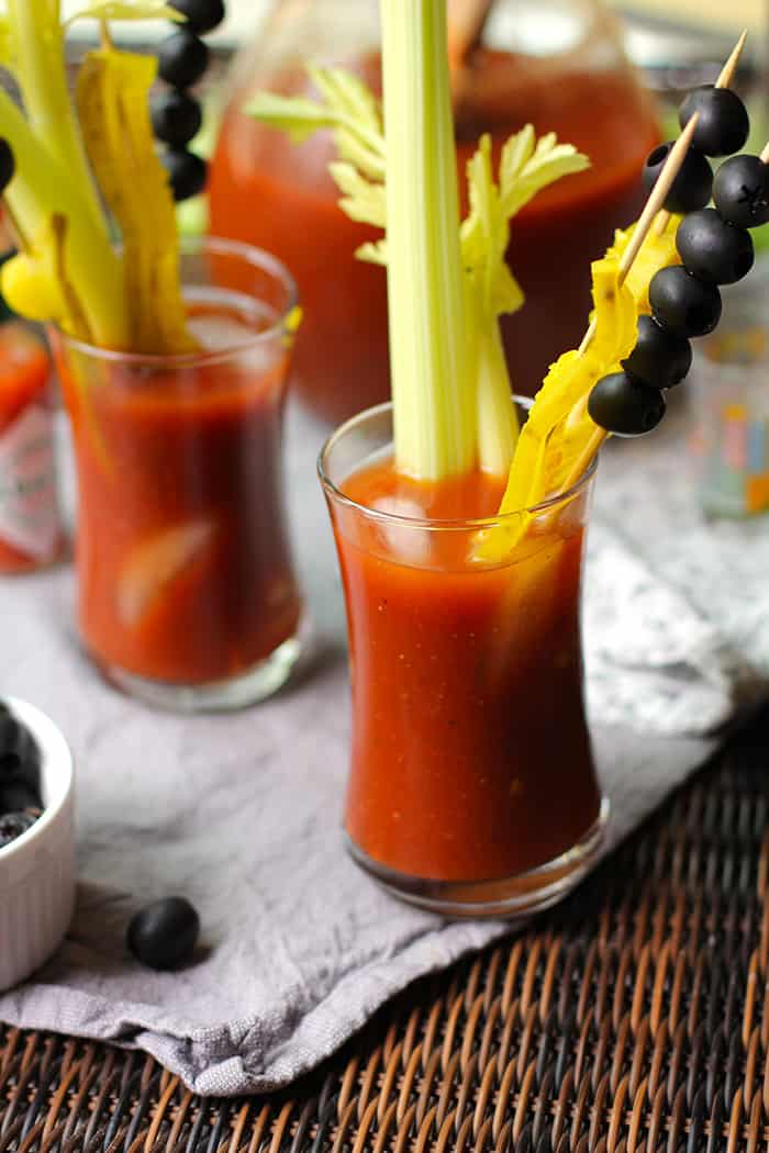 Spicy Bloody Mary Cocktails - SueBee Homemaker