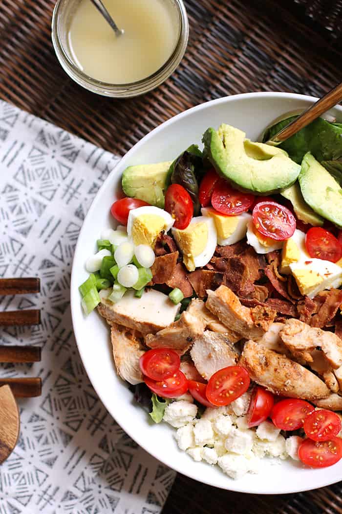 Grilled Chicken Cobb Salad - SueBee Homemaker