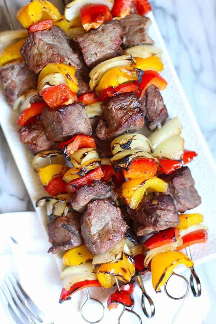 Beef Vegetable Shish Kabobs  SueBee Homemaker