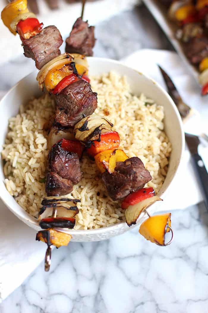 Beef Vegetable Shish Kabobs SueBee Homemaker