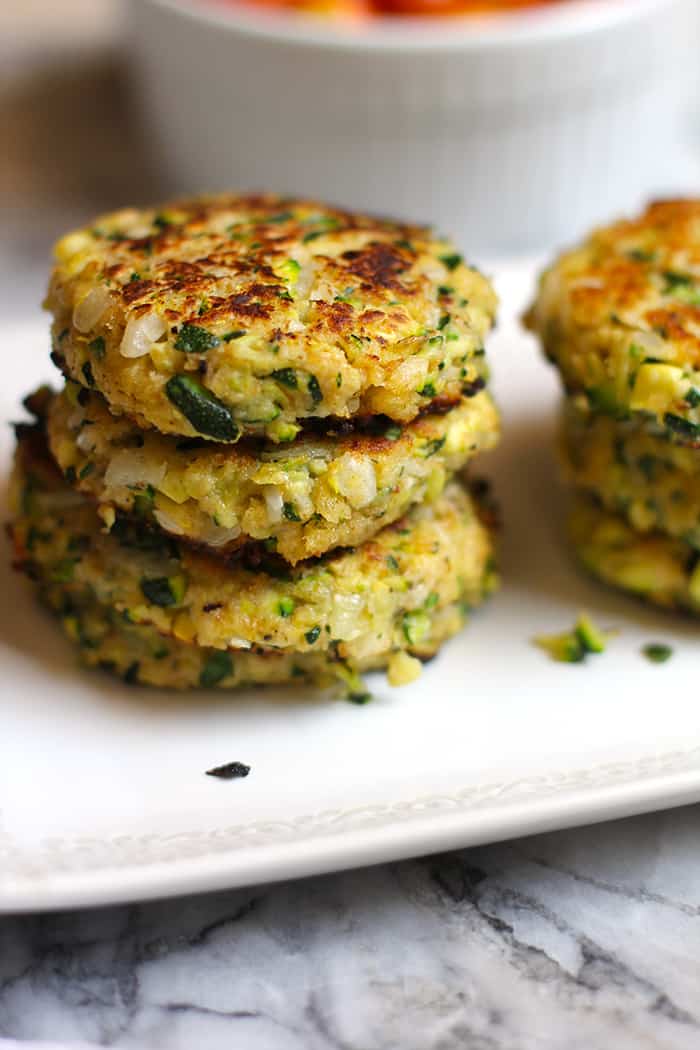 Grilled Italian Zucchini Fritters - SueBee Homemaker