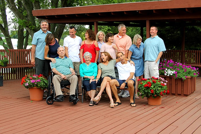 We celebrated Mom and Dad's 60th wedding anniversary and Mom's 80th birthday recently. Our entire family gathered in Iowa to honor them. | suebeehomemaker.com