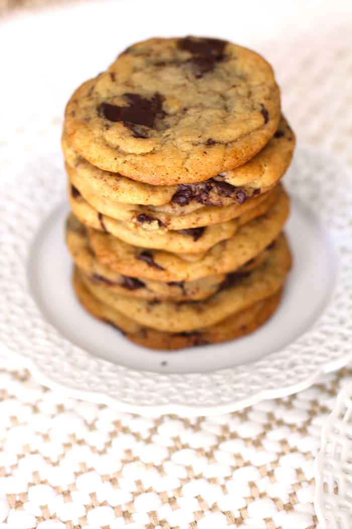 Dark Chocolate Chunk Cookies - SueBee Homemaker