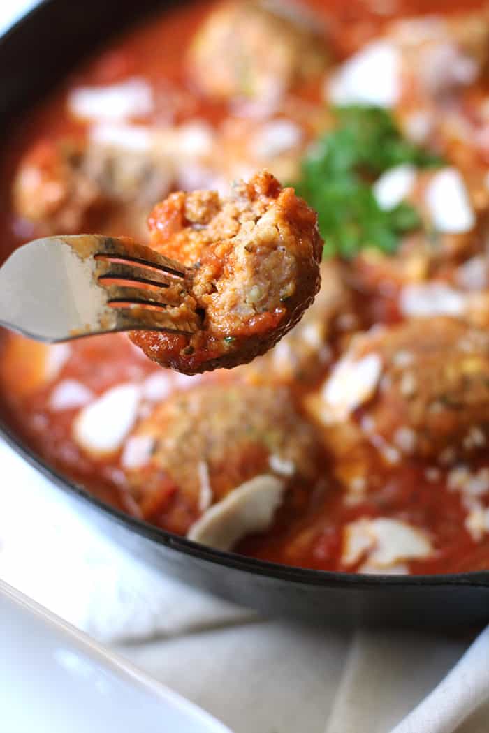 Italian Turkey Zucchini Meatballs - SueBee Homemaker