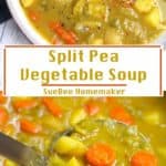 Split Pea Vegetable Soup - SueBee Homemaker