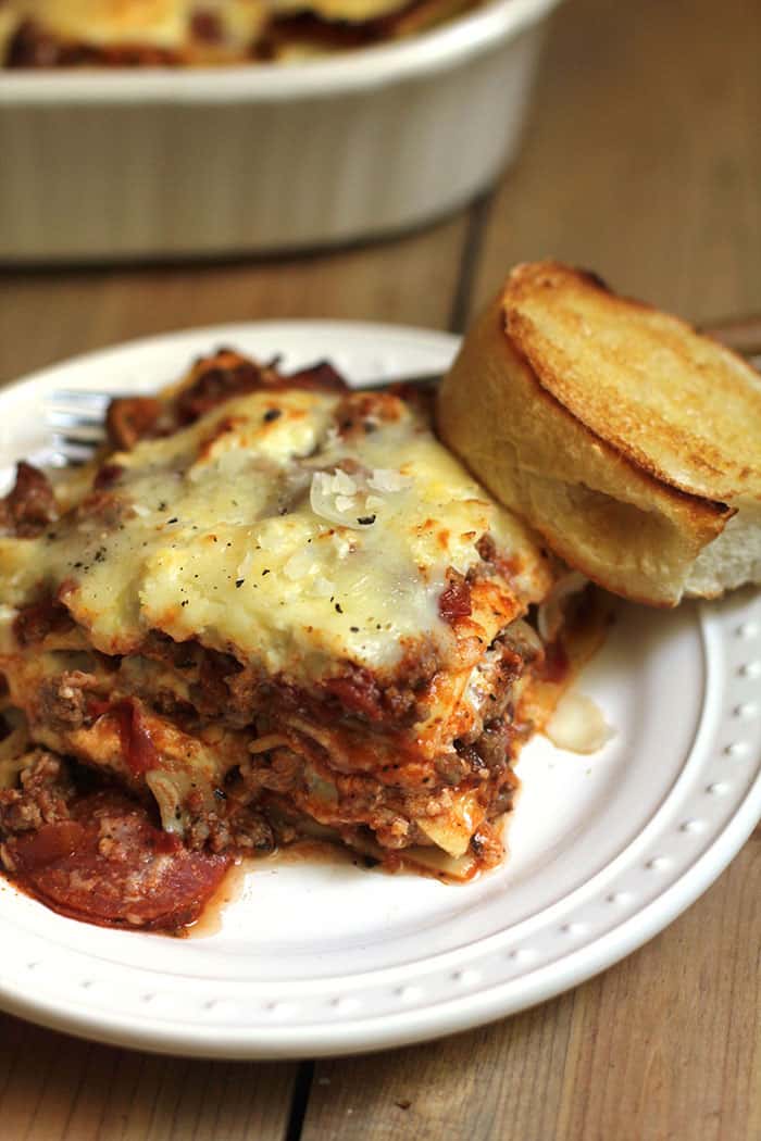 Meat Lover's Lasagna - SueBee Homemaker