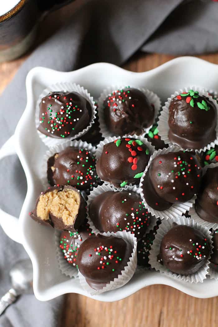 I love to pack my freezer full of Holiday Treats so I'm prepared for family and friends. These can all be prepared in advance and frozen! | suebeehomemaker.com