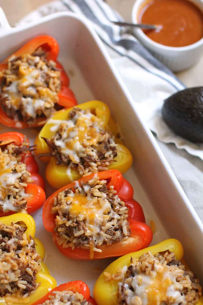 MexicanBeefStuffedPeppers2  SueBee Homemaker