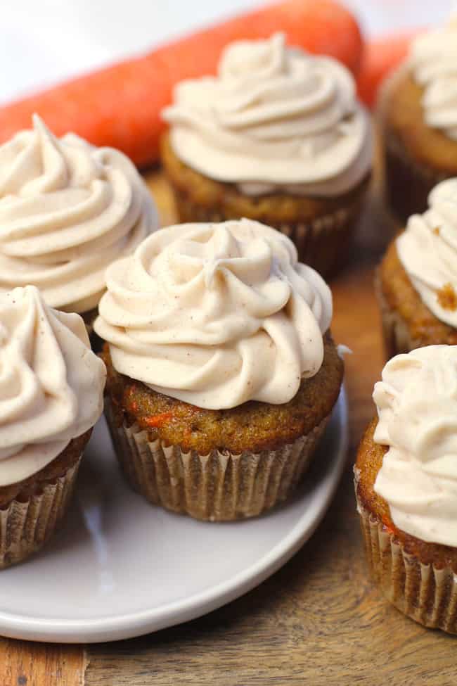 Carrot Cake Cupcakes {The BEST}