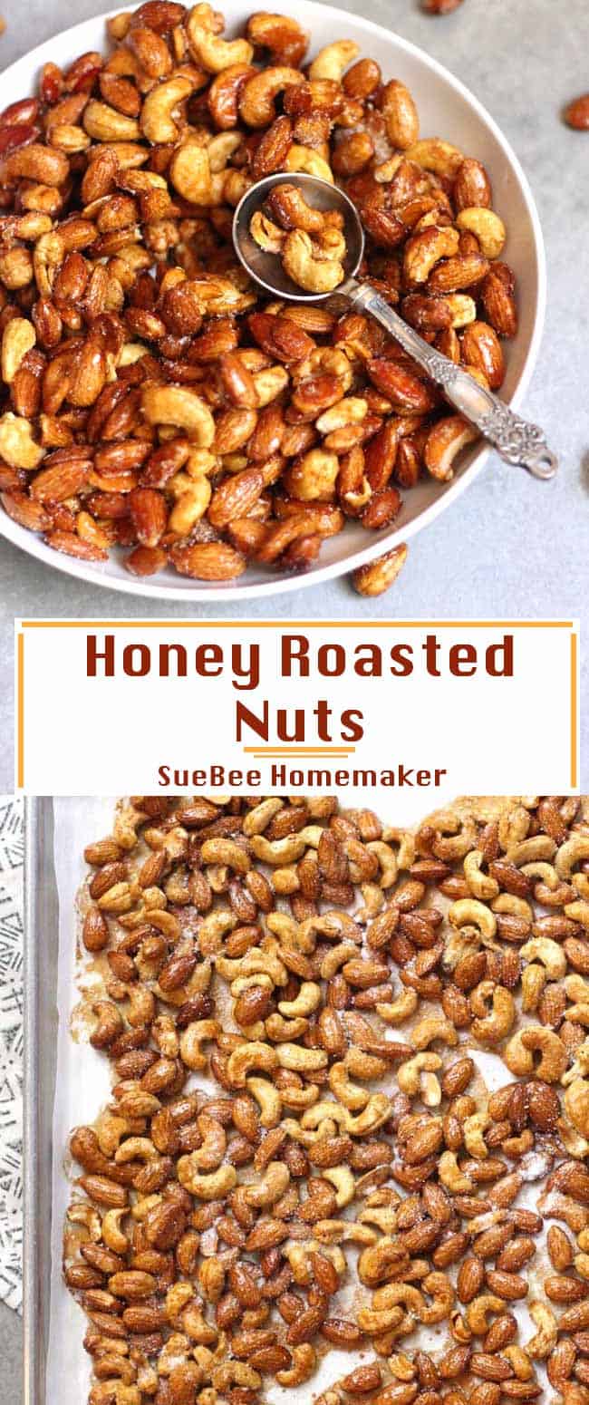 Honey Roasted Nuts - SueBee Homemaker