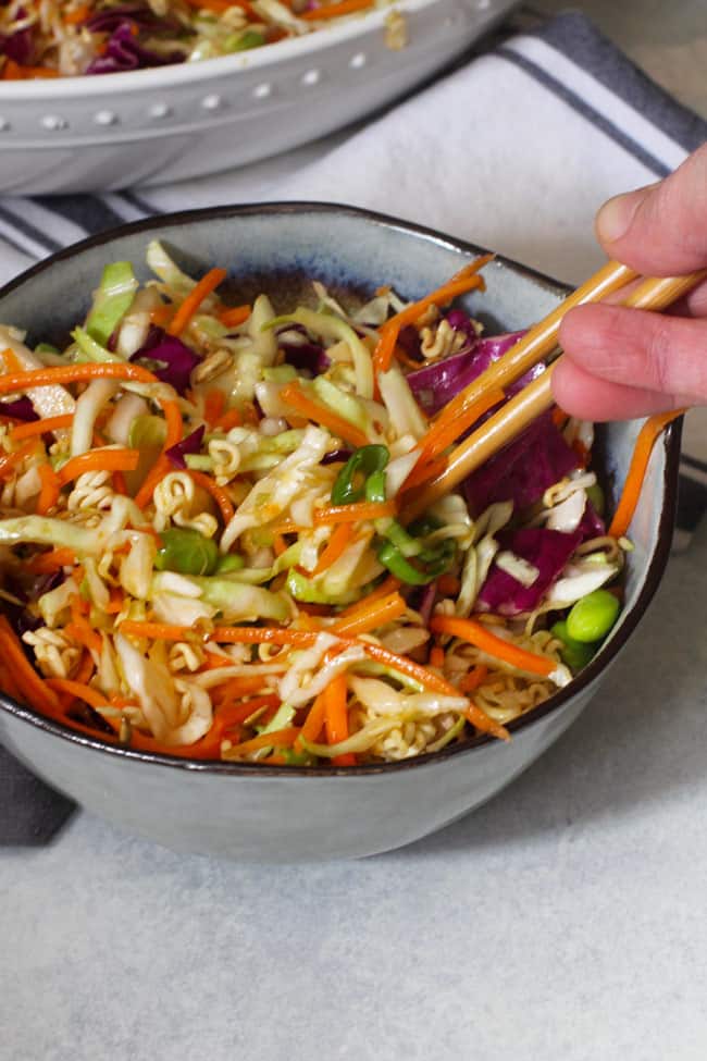 Oriental Salad Recipe Crunchy Asian Cabbage Salad SueBee Homemaker