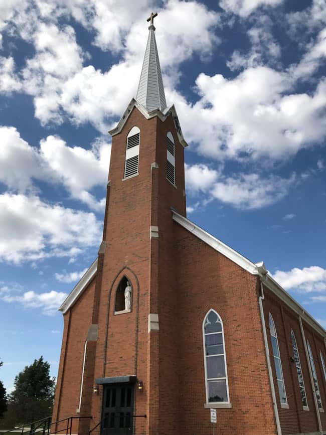 St. Joseph's Catholic Church, in St. Joe, Iowa.