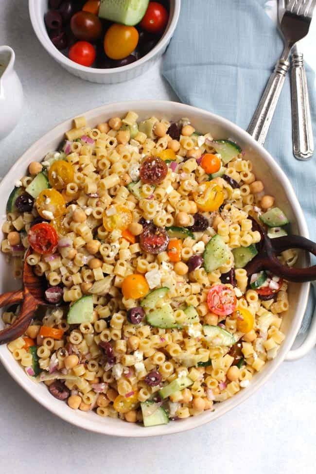 Chopped Greek Pasta Salad