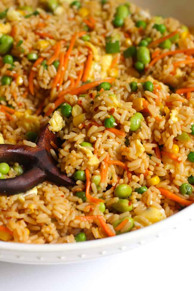 Weeknight Spicy Fried Rice - SueBee Homemaker