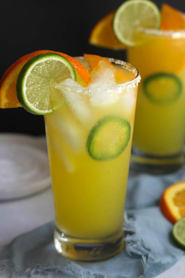 Orange Jalapeño Margaritas