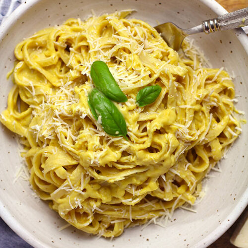 Creamy Butternut Squash Pasta - SueBee Homemaker