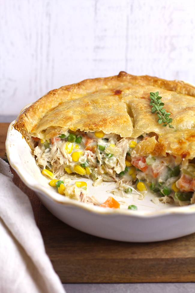 Double Crust Chicken Pot Pie - SueBee Homemaker