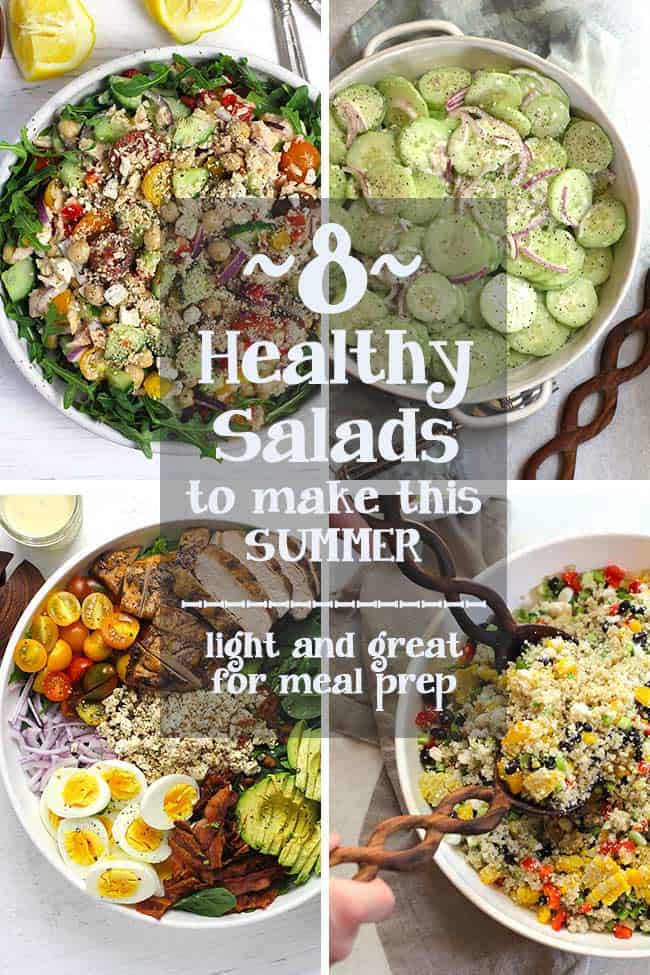 Eight Healthy Salad Recipes to make This Summer