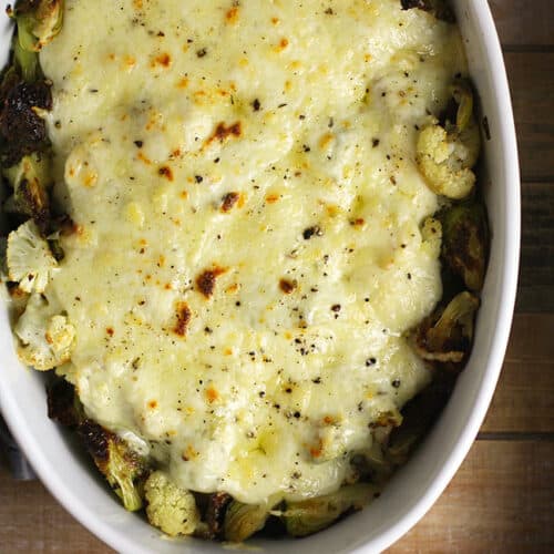 Brussels Sprouts with Cheese Sauce - SueBee Homemaker