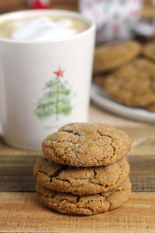 Soft And Chewy Gingersnap Cookies Suebee Homemaker