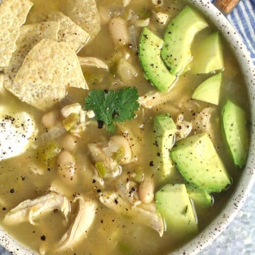 Green Chili Chicken Soup - SueBee Homemaker