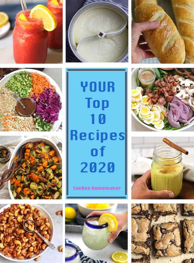 Your Top 10 Recipes of 2020