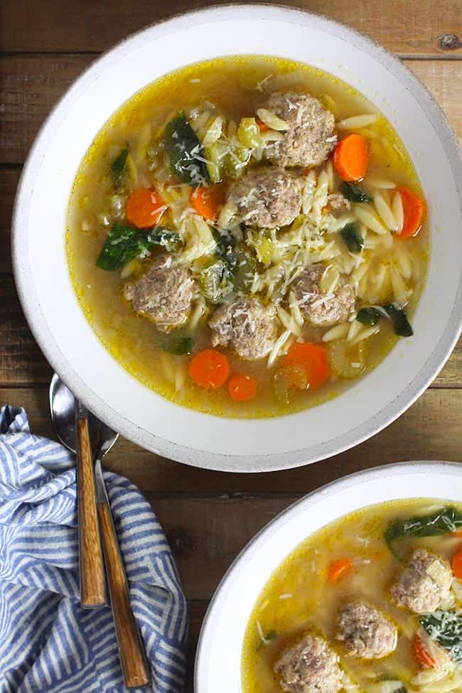 Easy Italian Wedding Soup SueBee Homemaker