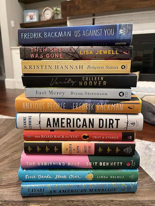 A stack of books I've read in 2020.