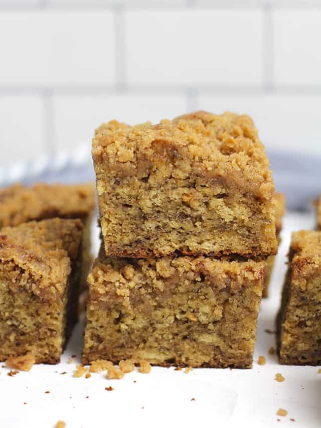 Banana Coffee Cake with Streusel Topping Story