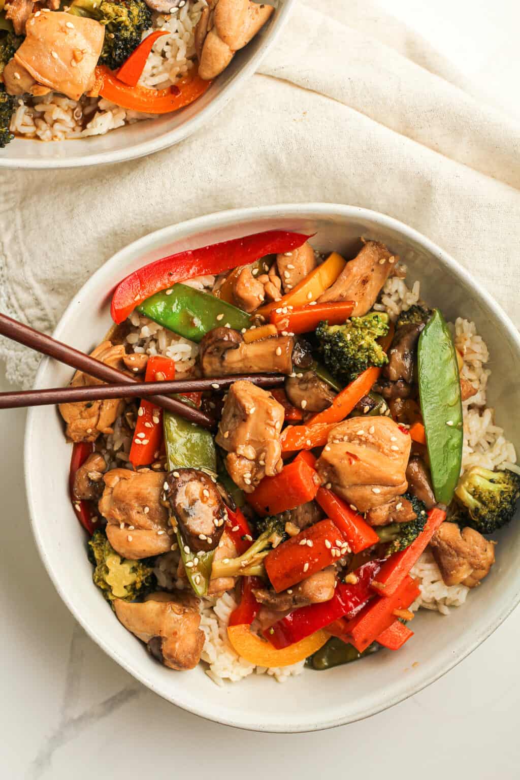 Chicken Vegetable Stir Fry Recipe - SueBee Homemaker