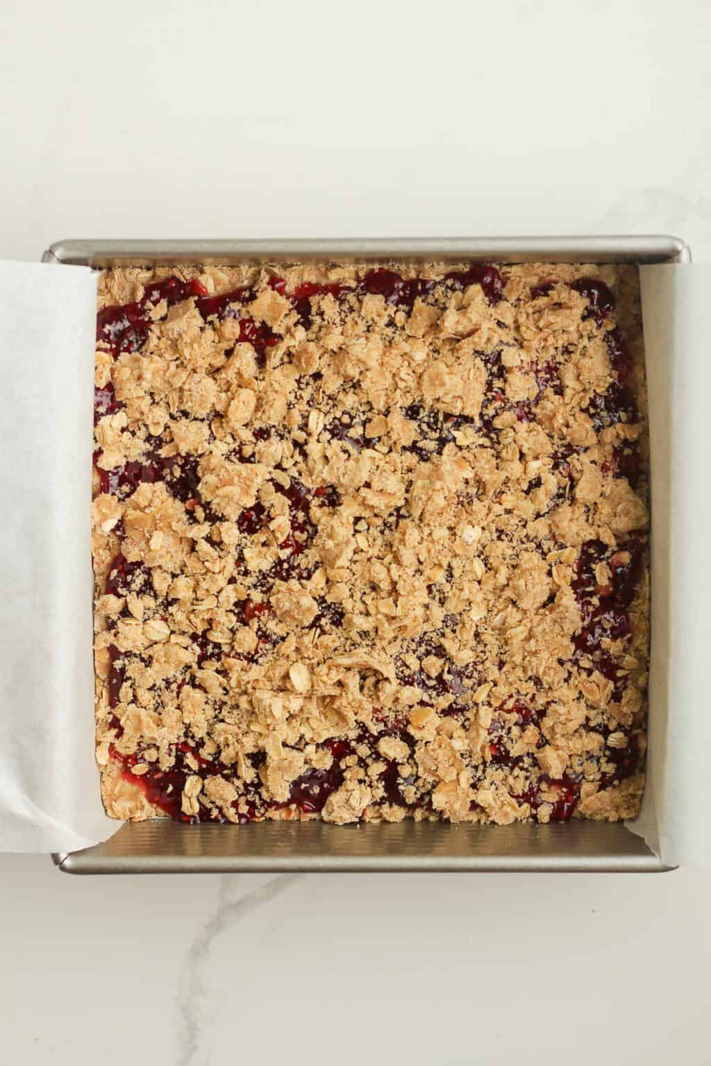 Oatmeal Raspberry Jam Bars - SueBee Homemaker