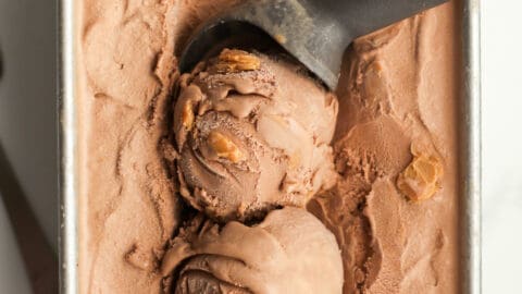 Chocolate Peanut Butter Ice Cream - Barefeet in the Kitchen