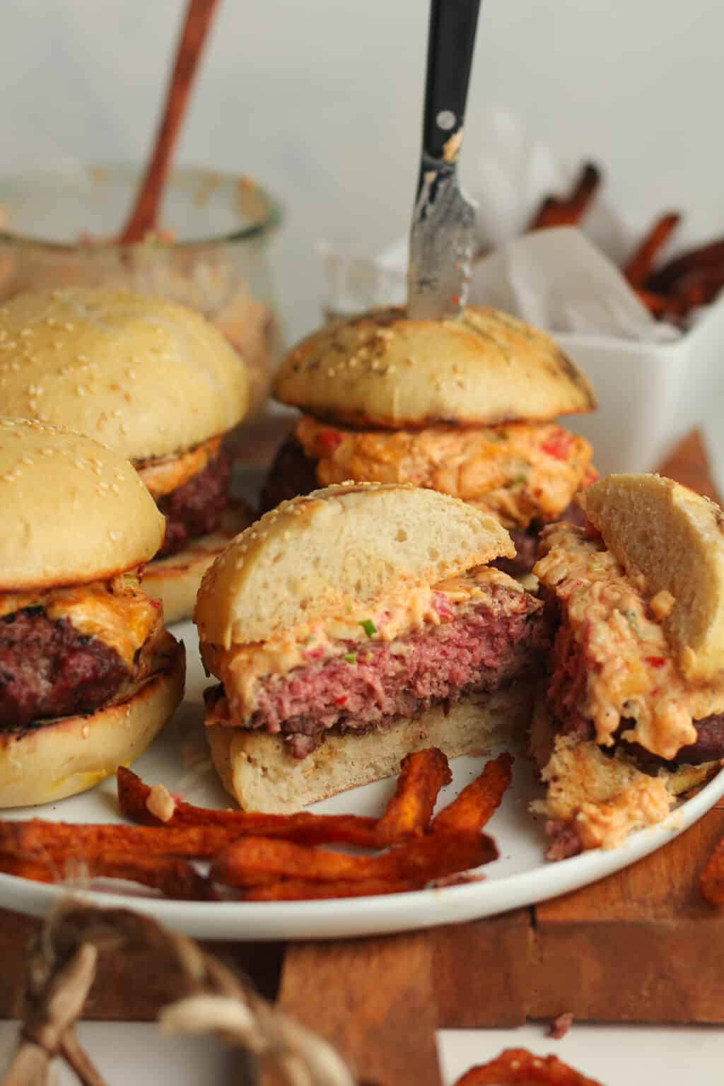 Pimento Cheese Burgers SueBee Homemaker