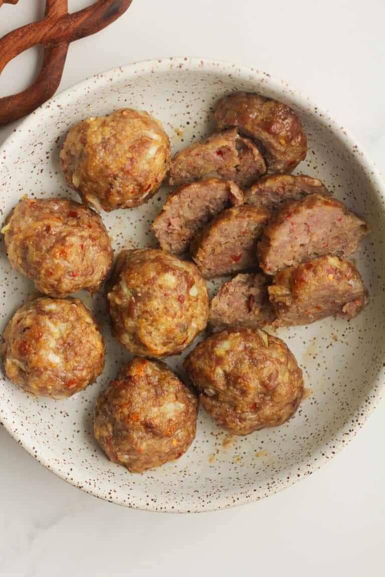 Sausage Meatball Recipe - SueBee Homemaker