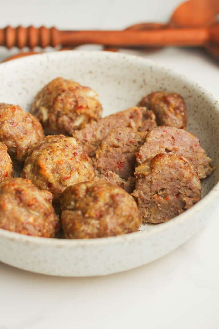 Sausage Meatball Recipe - SueBee Homemaker