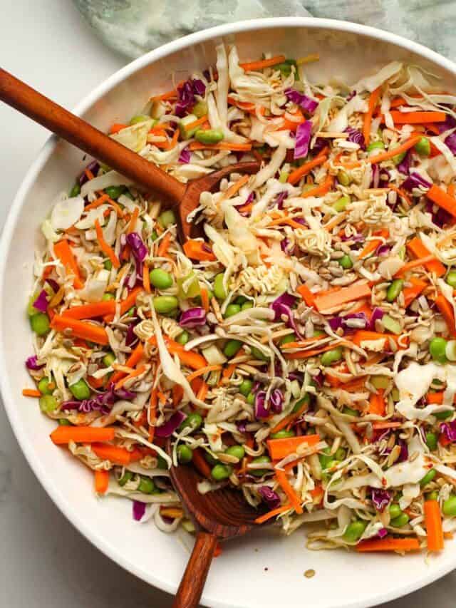 Crunchy Asian Cabbage Salad Story