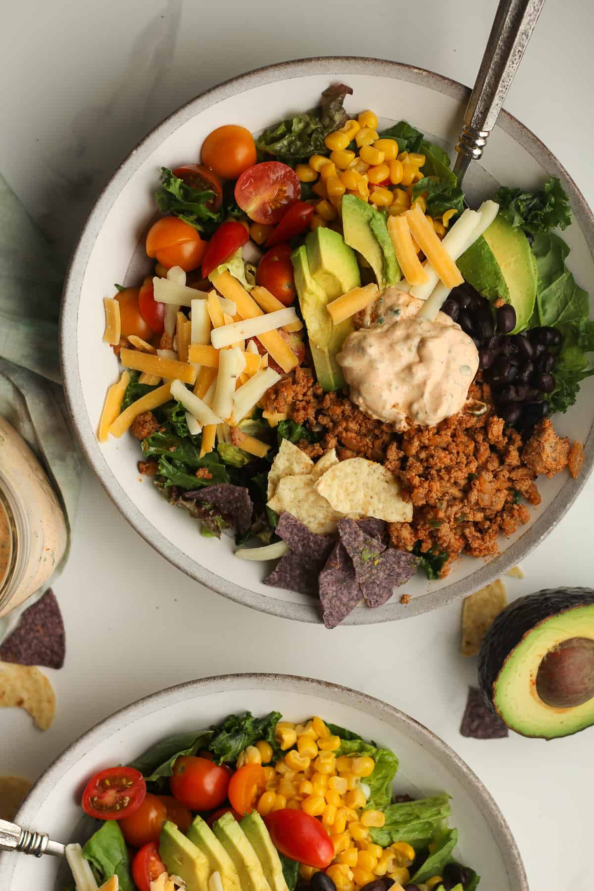 Healthy Taco Salad Recipe - SueBee Homemaker