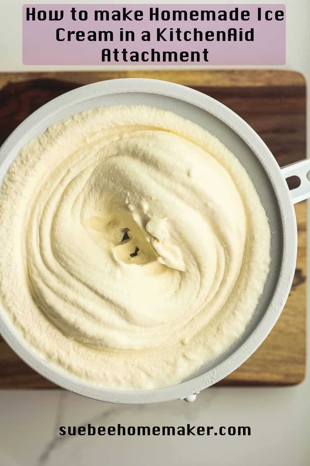 KitchenAid Ice Cream Maker Attachment w/ Ice Cream Scoop 