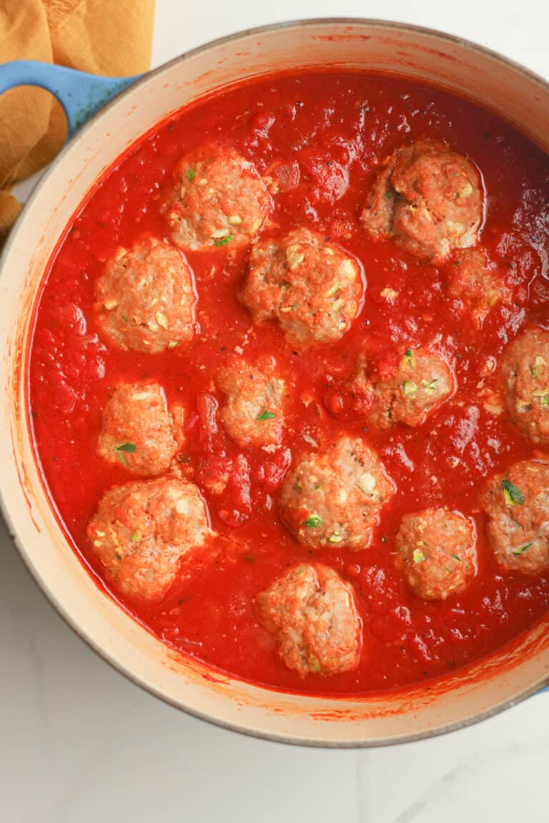 Turkey Zucchini Meatballs - SueBee Homemaker