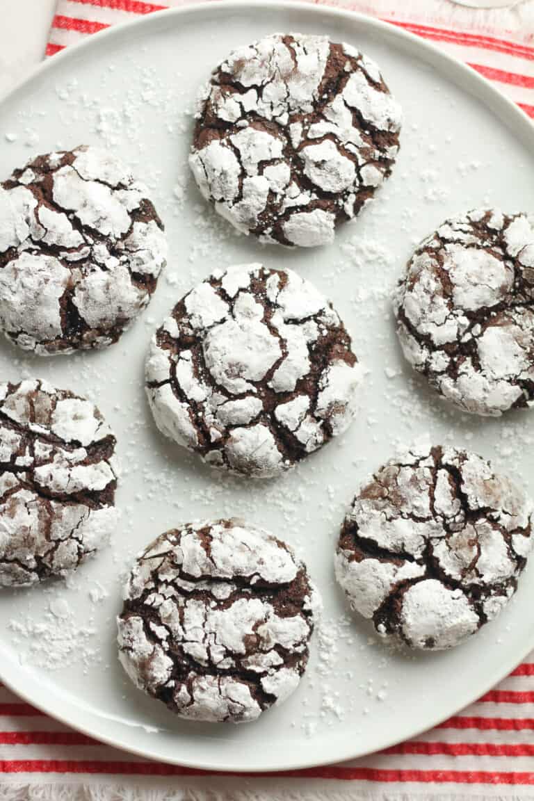 Brownie Crinkle Cookies - SueBee Homemaker