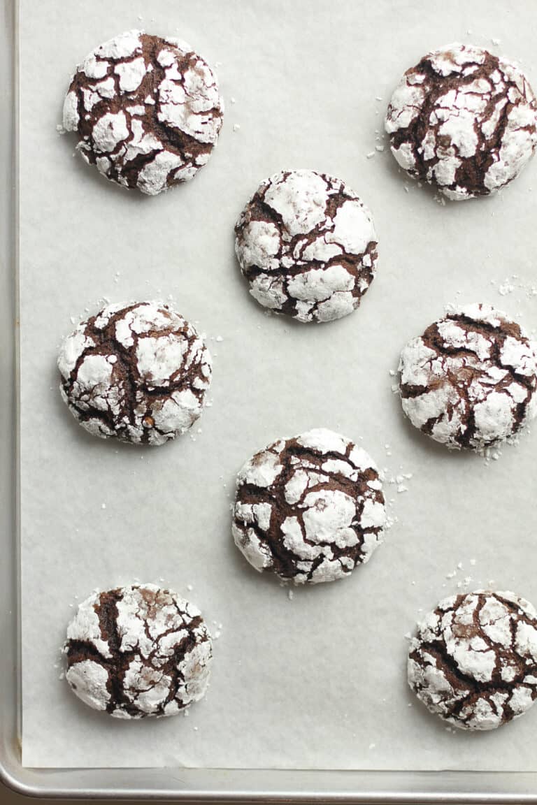 Brownie Crinkle Cookies - SueBee Homemaker