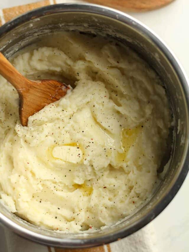 Instant Pot Garlic Mashed Potatoes Story - SueBee Homemaker