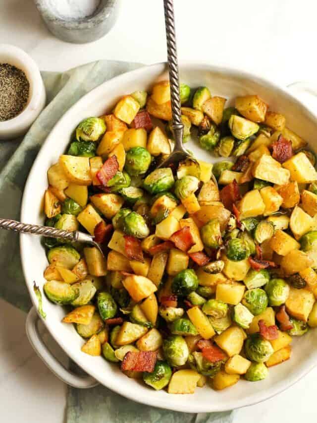 Best Roasted Potatoes and Brussels Sprouts Story