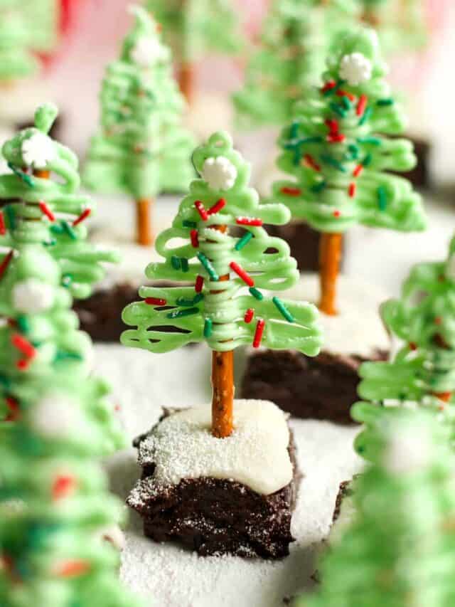 Christmas Tree Brownies Story