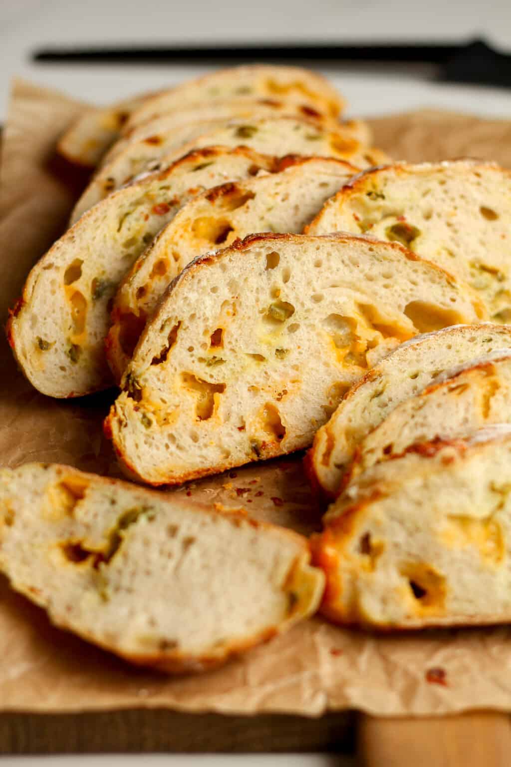 Jalapeño Cheddar Sourdough Bread - SueBee Homemaker